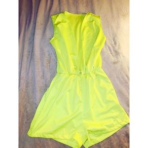 Lime Green Neon romper